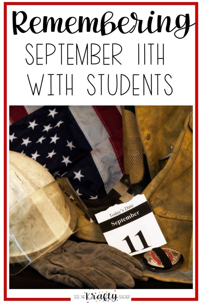 remembering september 11th with students pin september 11th activities pin
