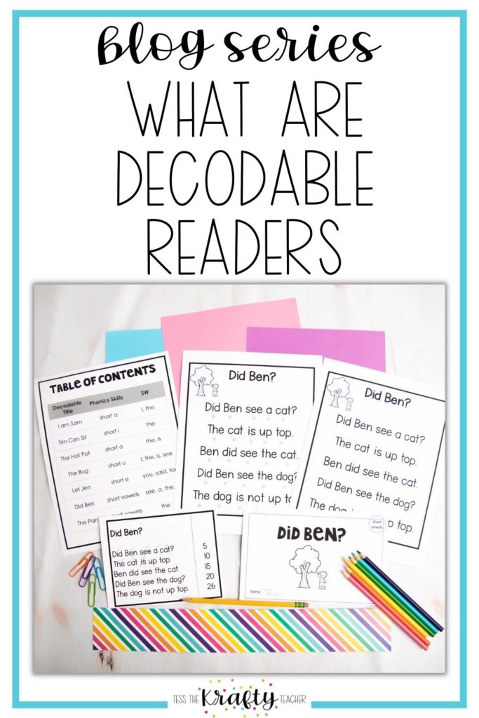 what are decodable readers pin