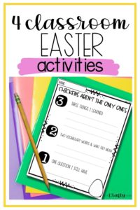 classroom easter activites pin