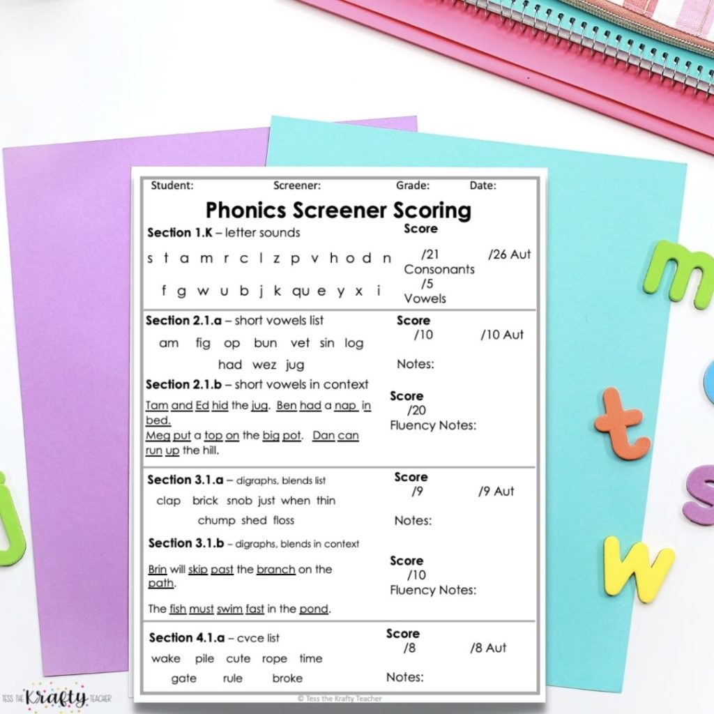 Have You Used A Phonics Screener The Krafty Teacher Have You Used A Phonics Screener The Krafty Teacher