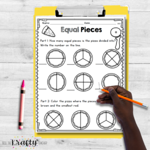 Counting pieces shading pieces of whole