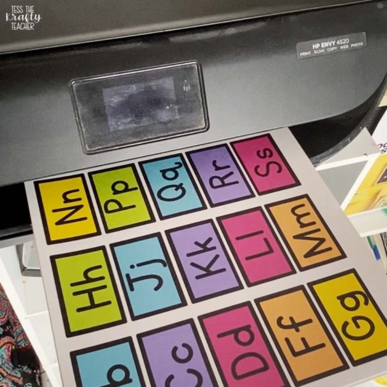 How to Organize Your Letter Tiles - The Krafty Teacher