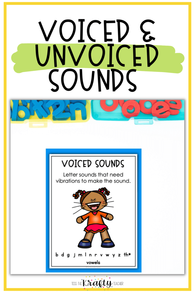 voiced and unvoiced consonant sound pairs long pin