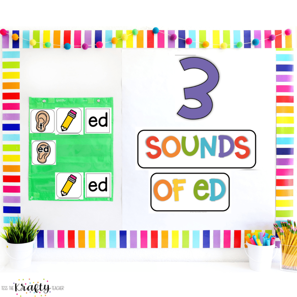 3 sounds of ed anchor chart