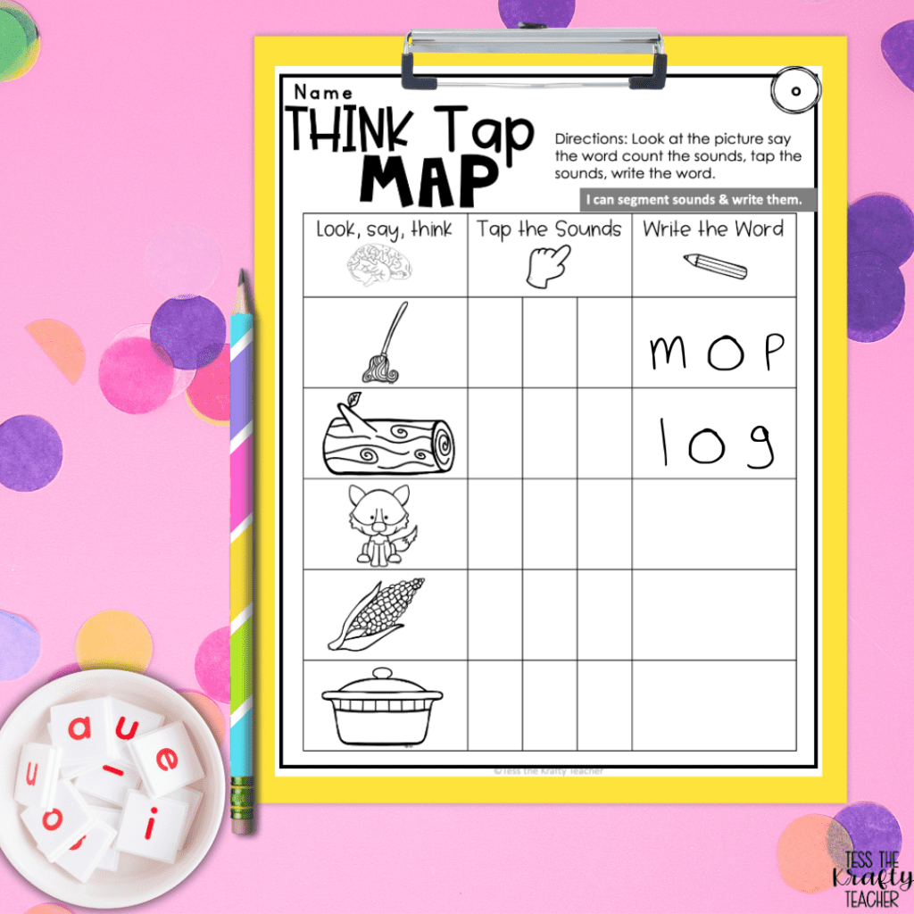 orthographic mapping for short vowels