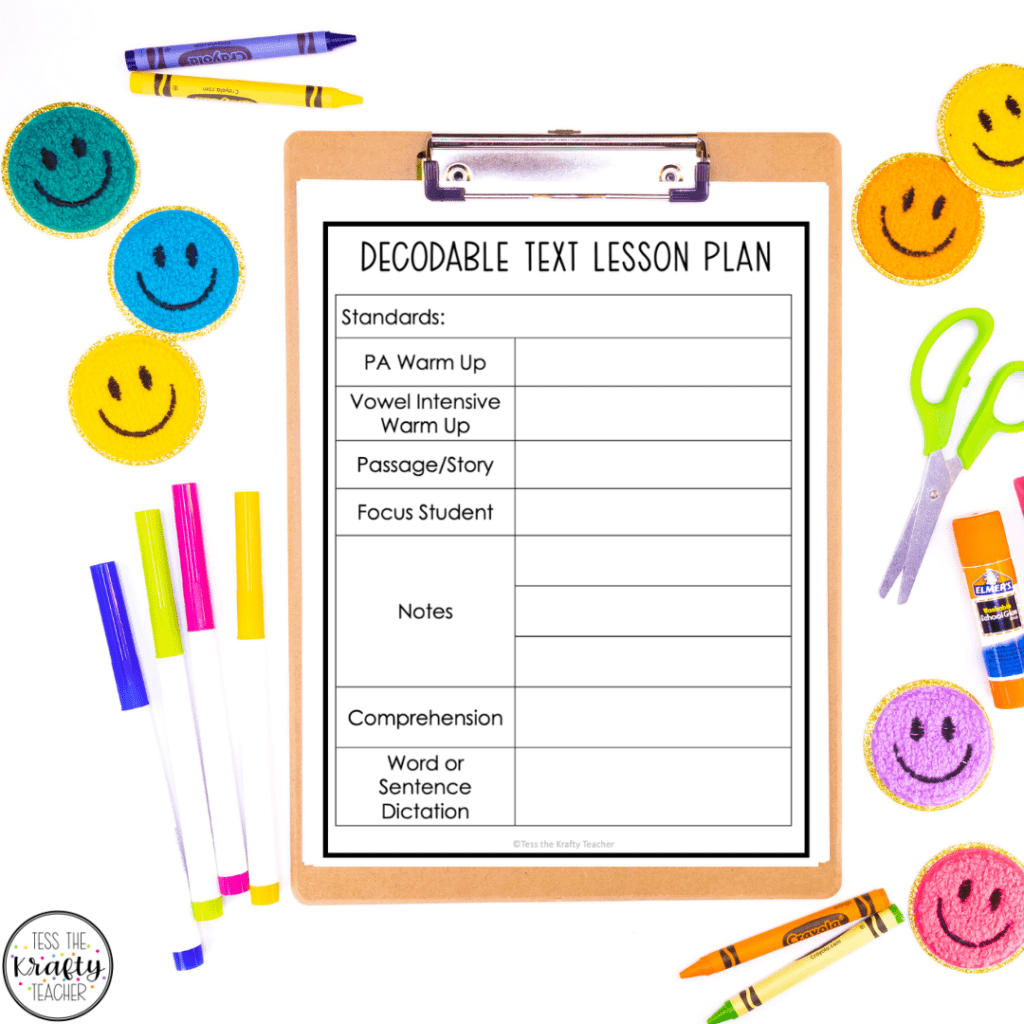 deocdalbe readers routine lesson plan
